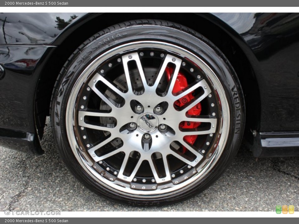 2000 Mercedes-Benz S Custom Wheel and Tire Photo #53025866