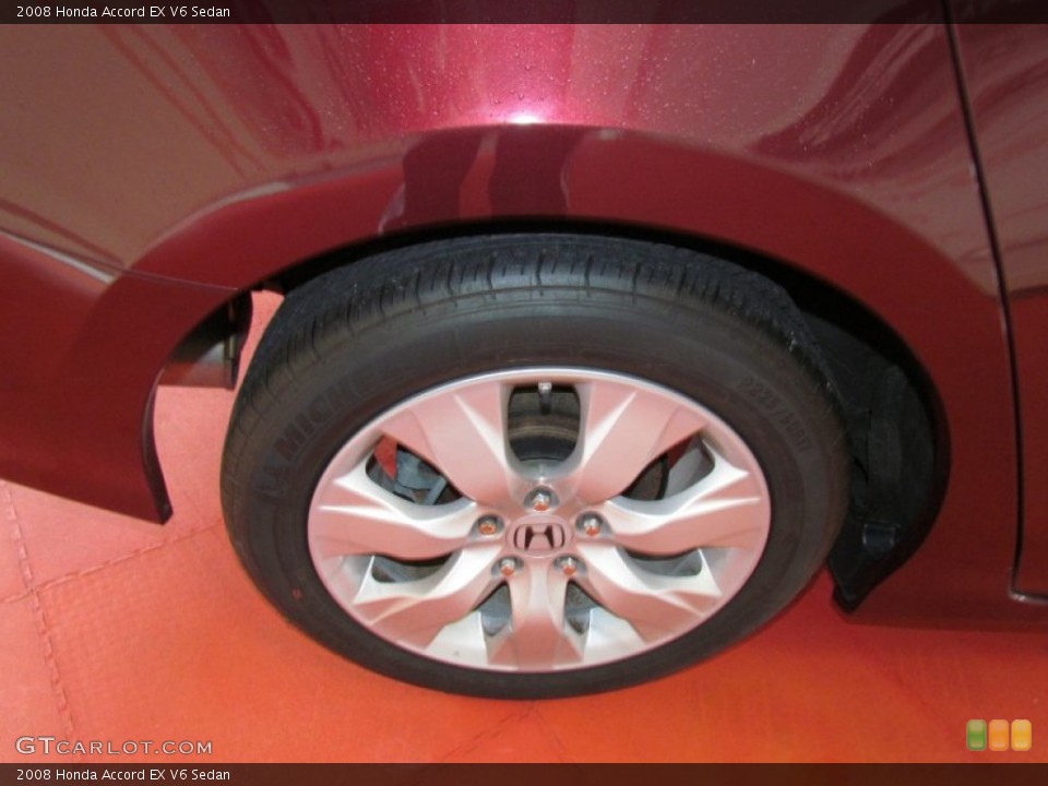 2008 Honda Accord EX V6 Sedan Wheel and Tire Photo #53026981
