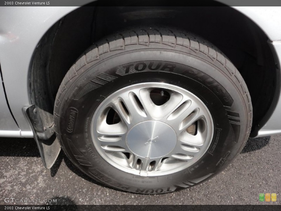 2003 Chevrolet Venture LS Wheel and Tire Photo #53028329