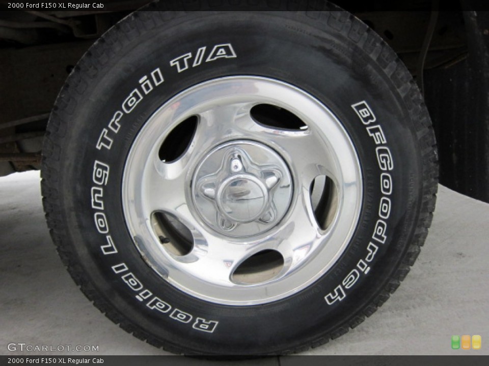2000 Ford F150 XL Regular Cab Wheel and Tire Photo #53028583