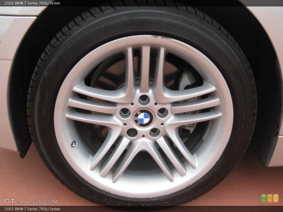 2003 BMW 7 Series 760Li Sedan Wheel and Tire Photo #53031770
