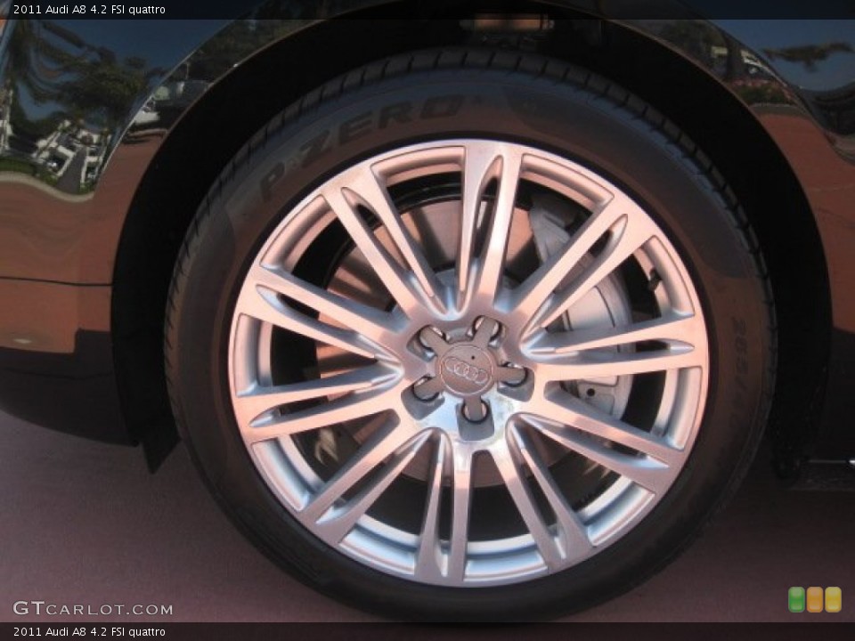 2011 Audi A8 4.2 FSI quattro Wheel and Tire Photo #53032307
