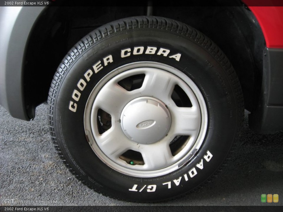 2002 Ford Escape XLS V6 Wheel and Tire Photo #53035694