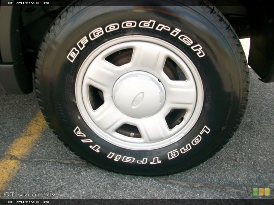 2006 Ford Escape XLS 4WD Wheel and Tire Photo #53043374