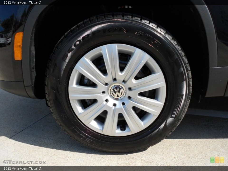 2012 Volkswagen Tiguan S Wheel and Tire Photo #53046875