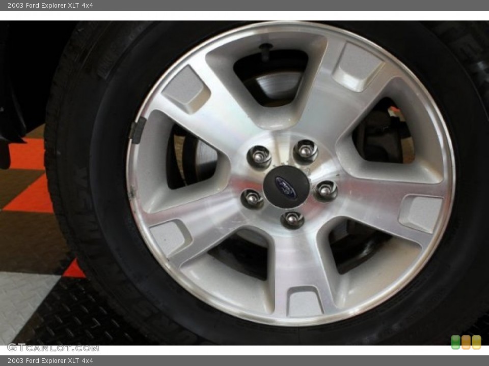 2003 Ford Explorer XLT 4x4 Wheel and Tire Photo #53047535