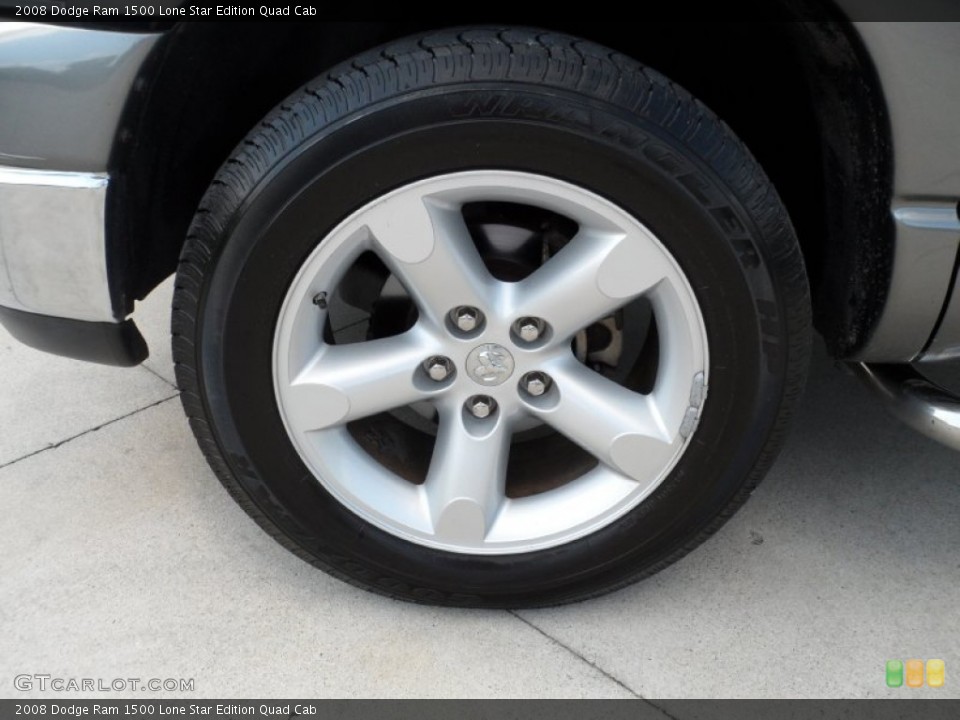 2008 Dodge Ram 1500 Lone Star Edition Quad Cab Wheel and Tire Photo #53051849