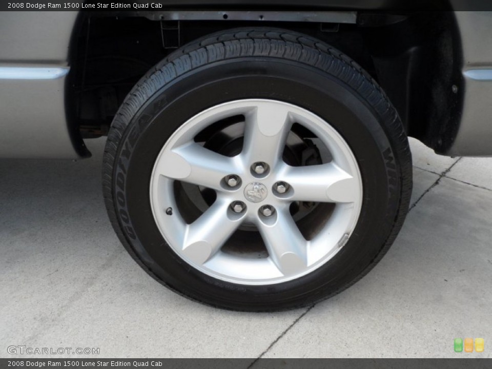 2008 Dodge Ram 1500 Lone Star Edition Quad Cab Wheel and Tire Photo #53051858