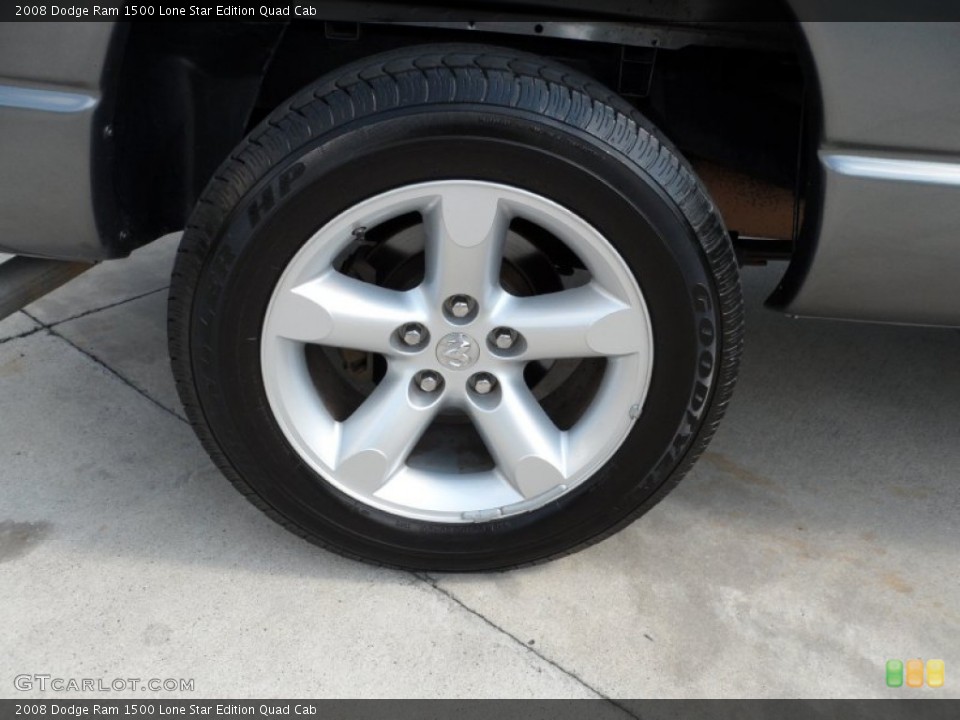 2008 Dodge Ram 1500 Lone Star Edition Quad Cab Wheel and Tire Photo #53051870