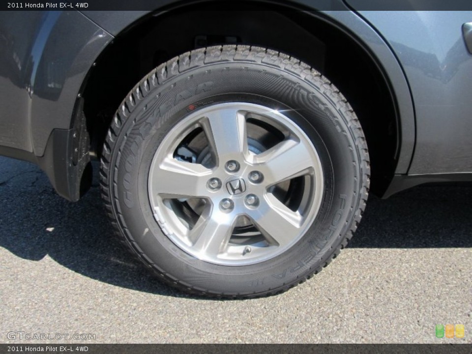 2011 Honda Pilot EX-L 4WD Wheel and Tire Photo #53067184