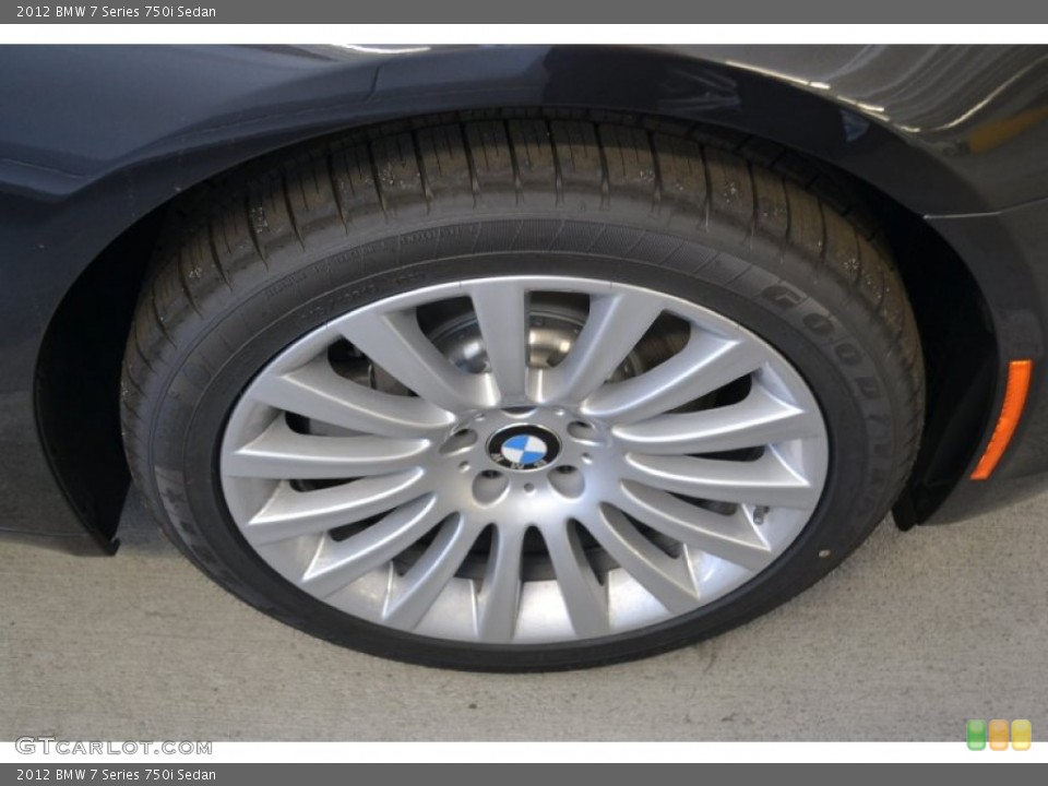 2012 BMW 7 Series 750i Sedan Wheel and Tire Photo #53070070