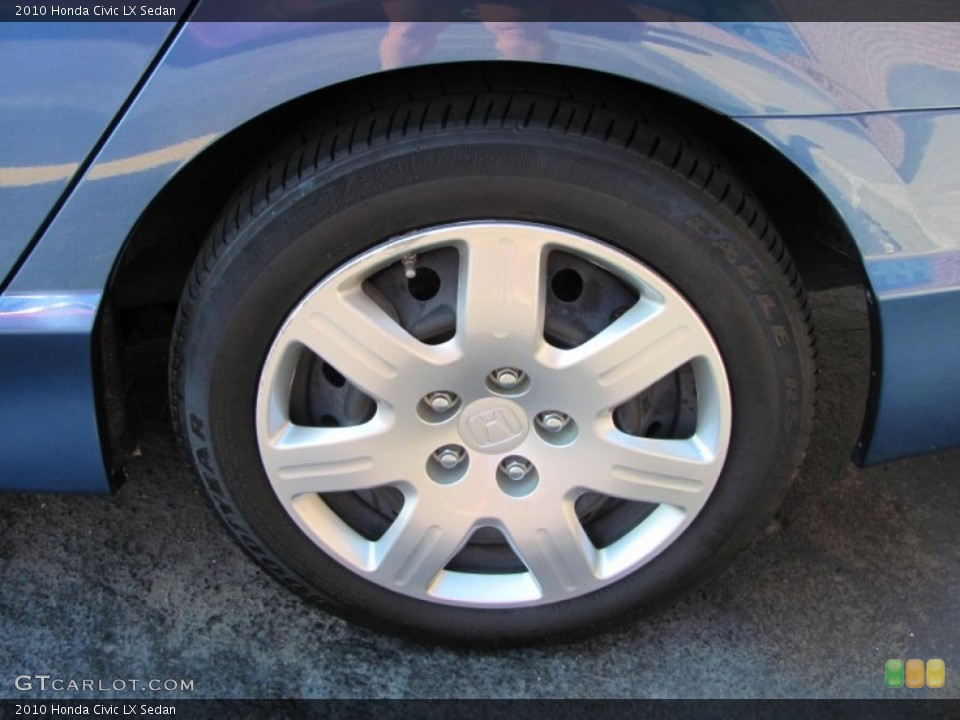 2010 Honda Civic LX Sedan Wheel and Tire Photo #53070973