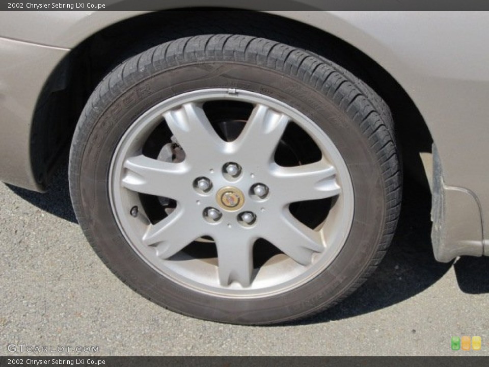 2002 Chrysler Sebring LXi Coupe Wheel and Tire Photo #53078668