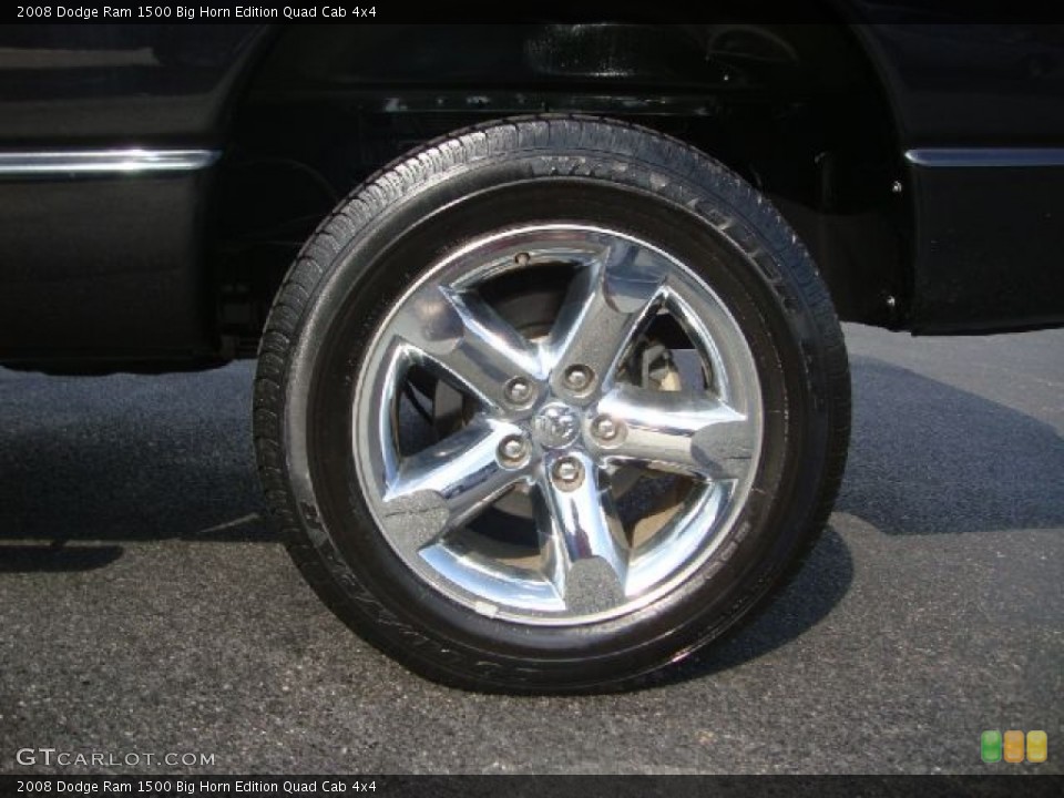 2008 Dodge Ram 1500 Big Horn Edition Quad Cab 4x4 Wheel and Tire Photo #53081098
