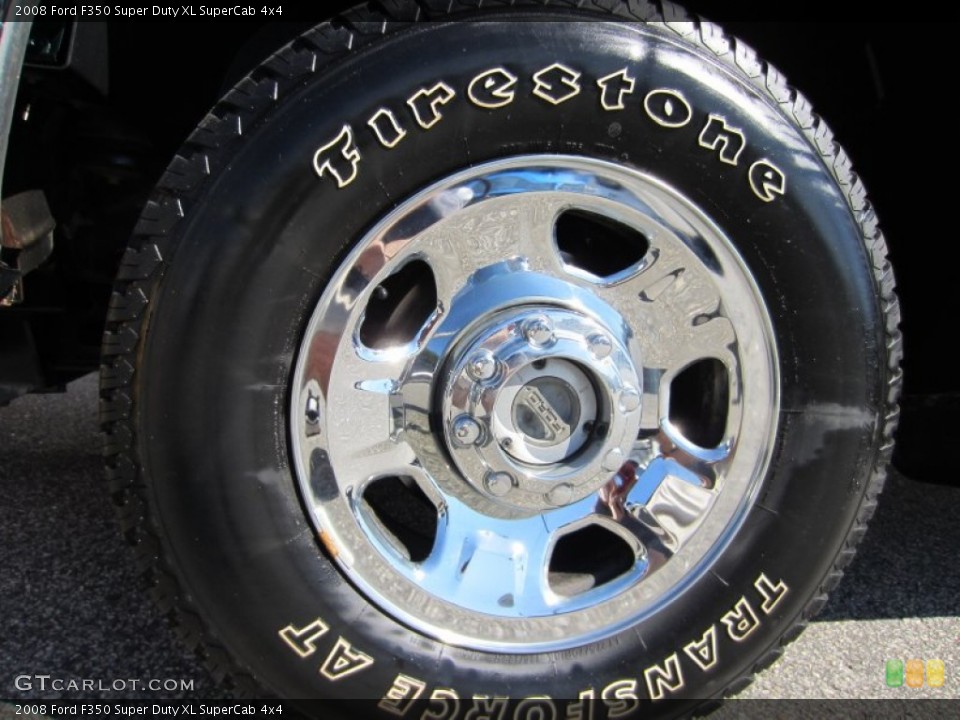 2008 Ford F350 Super Duty XL SuperCab 4x4 Wheel and Tire Photo #53082832