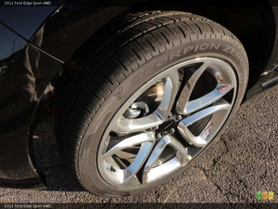 2011 Ford Edge Sport AWD Wheel and Tire Photo #53085704