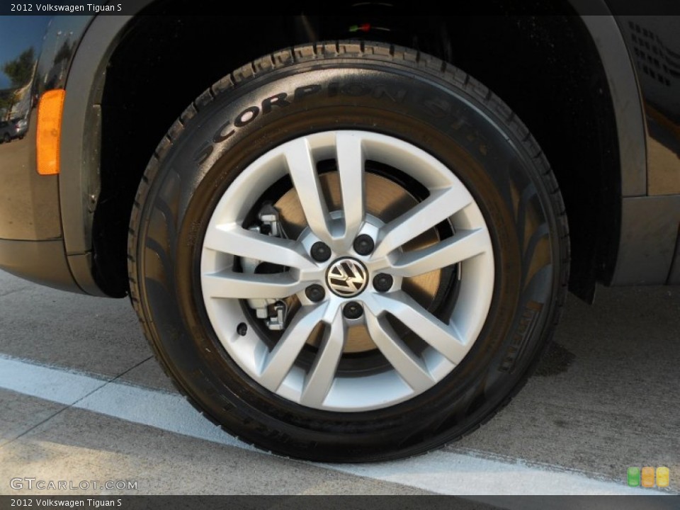 2012 Volkswagen Tiguan S Wheel and Tire Photo #53090749