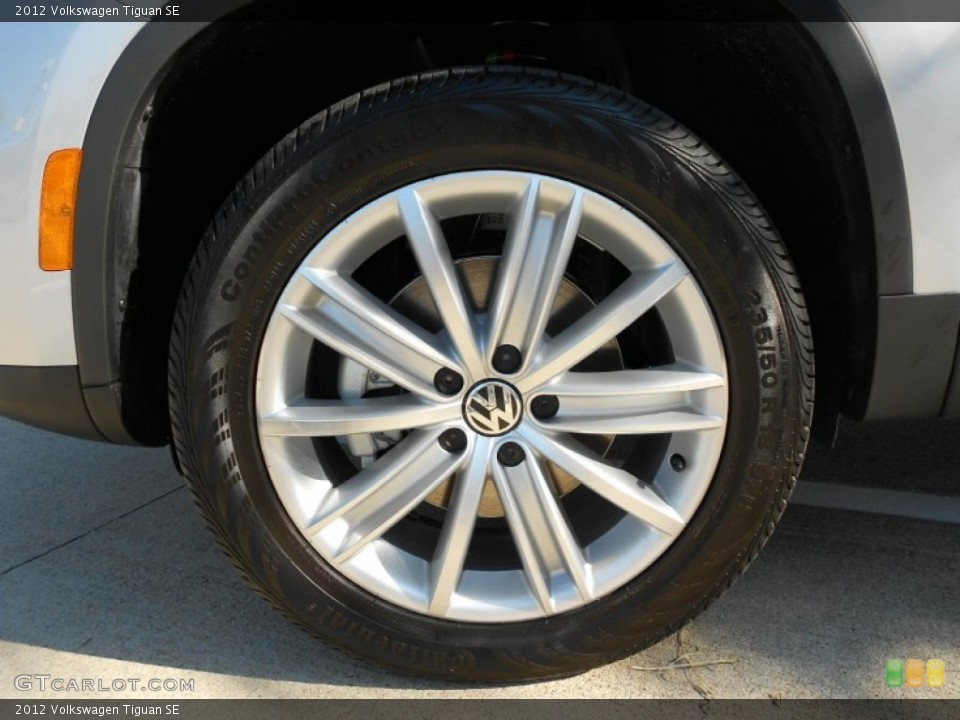2012 Volkswagen Tiguan SE Wheel and Tire Photo #53091080