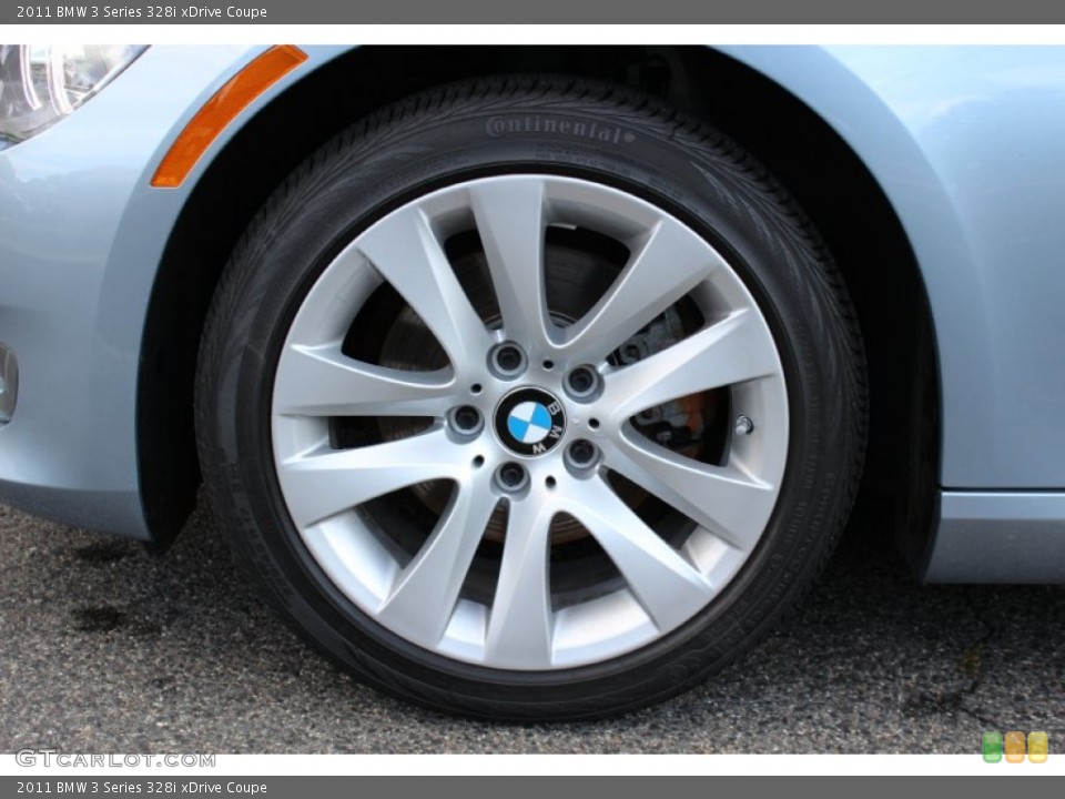 2011 BMW 3 Series 328i xDrive Coupe Wheel and Tire Photo #53091554