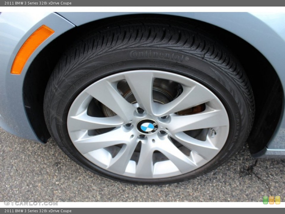 2011 BMW 3 Series 328i xDrive Coupe Wheel and Tire Photo #53091563