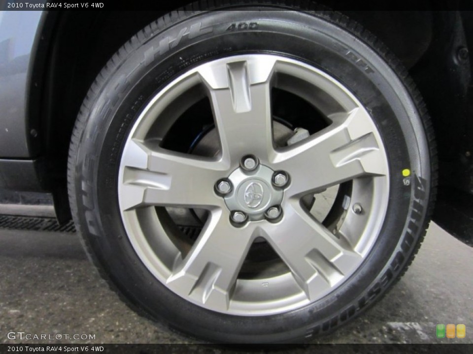 2010 Toyota RAV4 Sport V6 4WD Wheel and Tire Photo #53093330