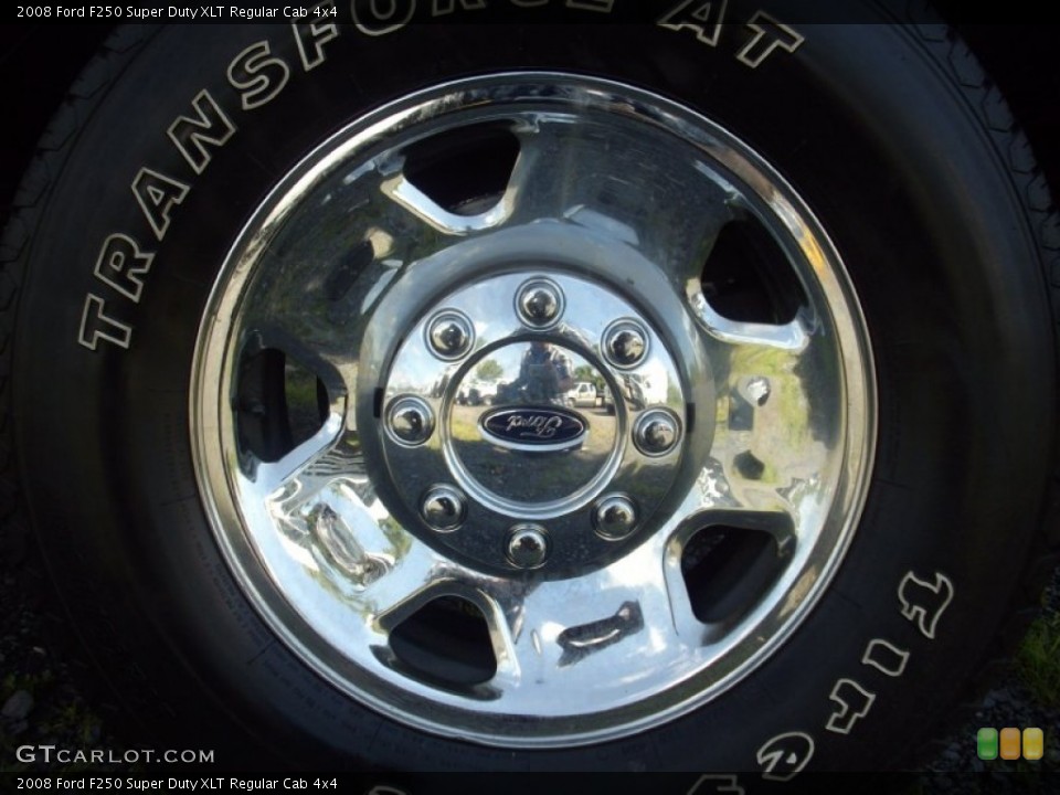 2008 Ford F250 Super Duty XLT Regular Cab 4x4 Wheel and Tire Photo #53096918