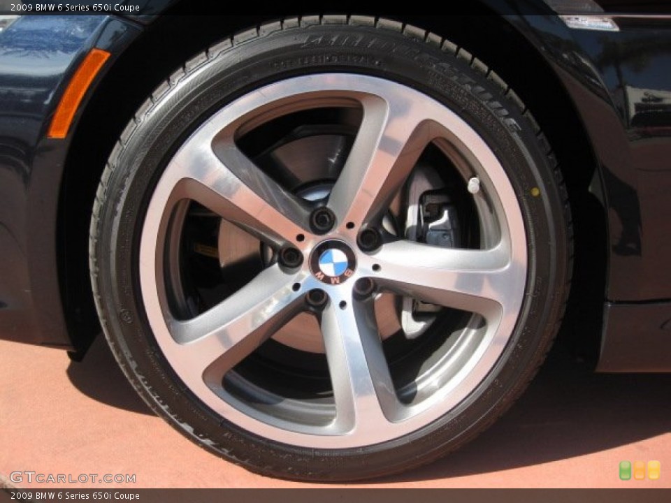 2009 BMW 6 Series 650i Coupe Wheel and Tire Photo #53098196