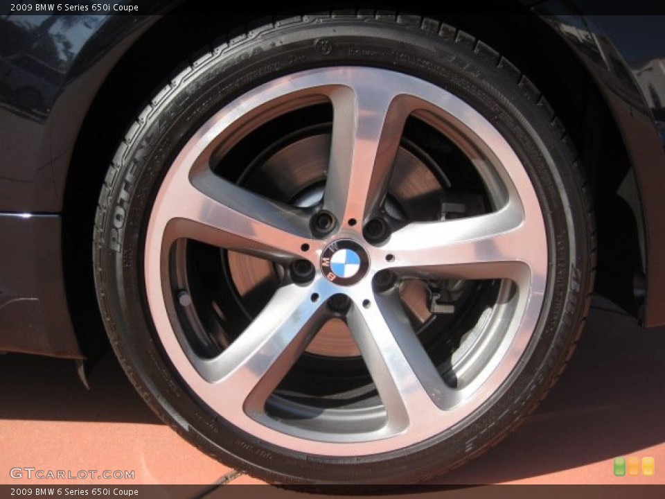 2009 BMW 6 Series 650i Coupe Wheel and Tire Photo #53098208