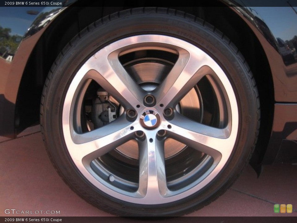 2009 BMW 6 Series 650i Coupe Wheel and Tire Photo #53098226