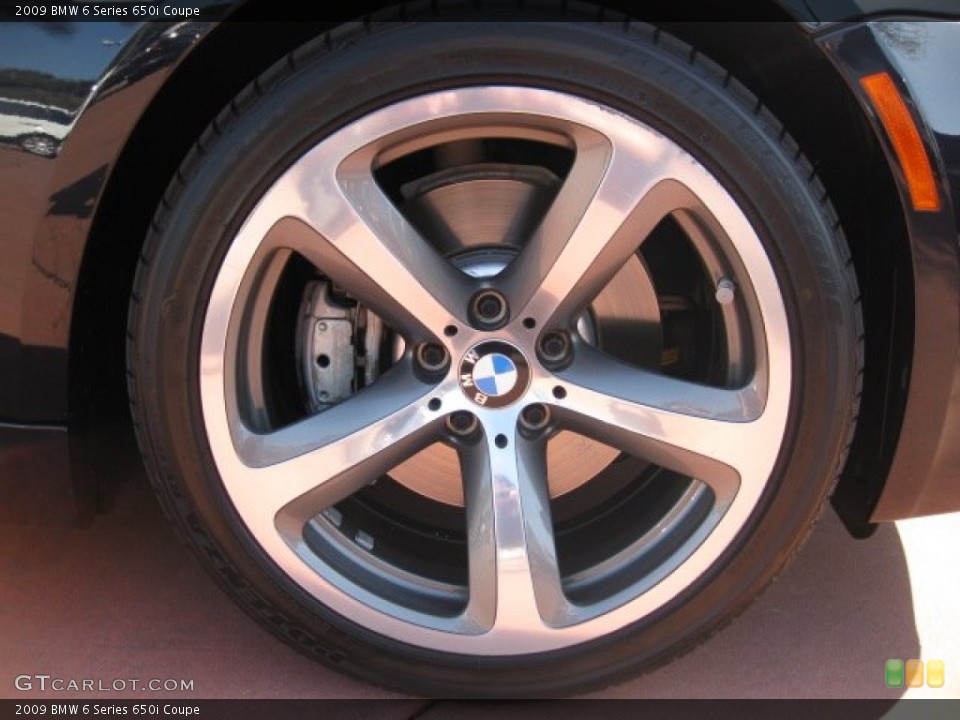 2009 BMW 6 Series 650i Coupe Wheel and Tire Photo #53098250