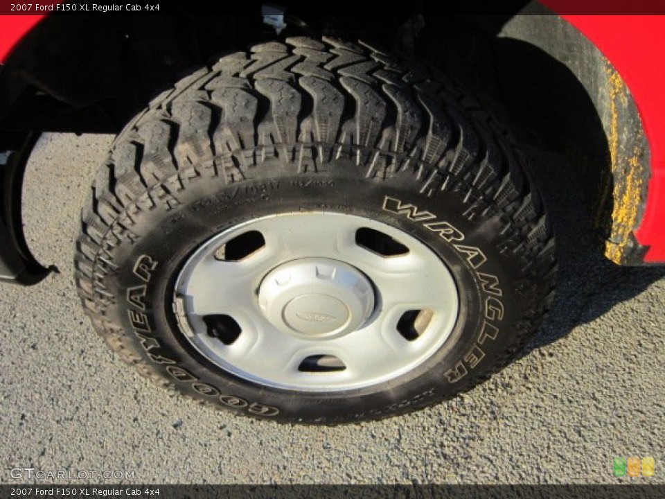 2007 Ford F150 XL Regular Cab 4x4 Wheel and Tire Photo #53099495