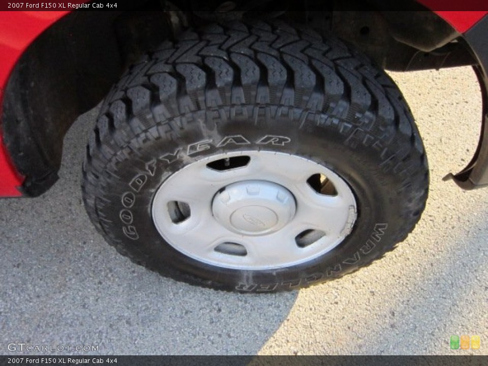 2007 Ford F150 XL Regular Cab 4x4 Wheel and Tire Photo #53099639