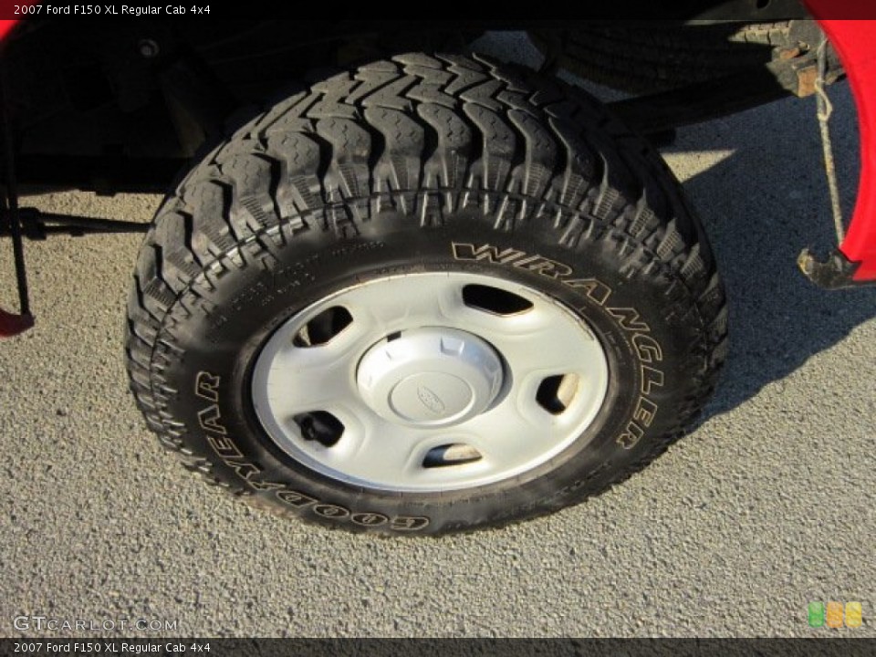 2007 Ford F150 XL Regular Cab 4x4 Wheel and Tire Photo #53099651