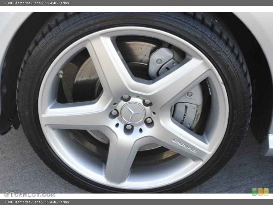 2008 Mercedes-Benz S 65 AMG Sedan Wheel and Tire Photo #53101304