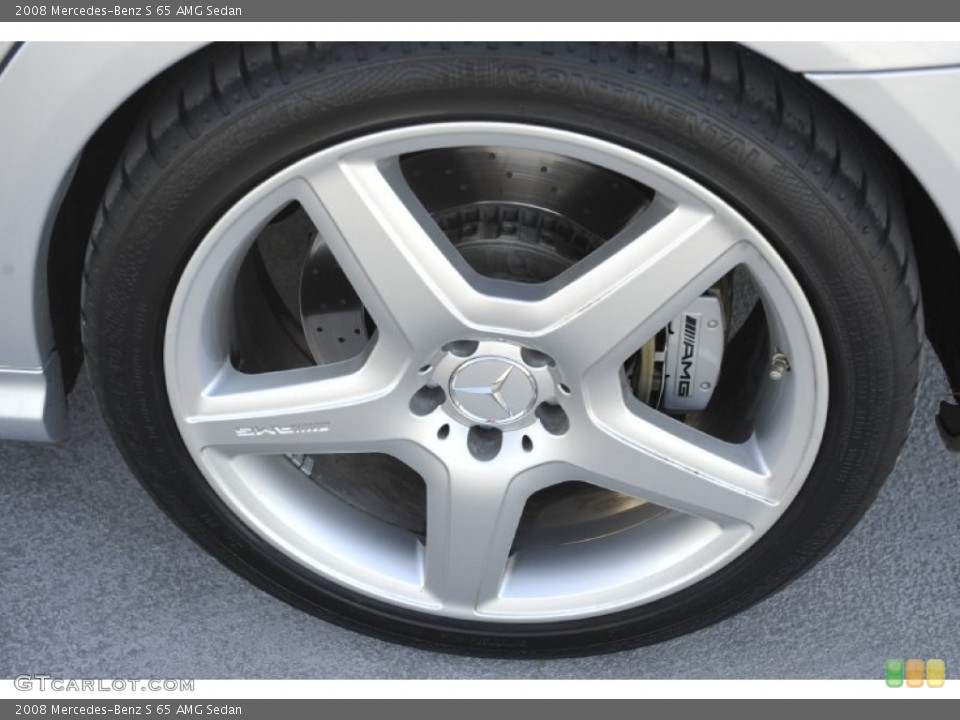 2008 Mercedes-Benz S 65 AMG Sedan Wheel and Tire Photo #53101319