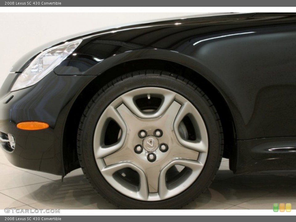 2008 Lexus SC 430 Convertible Wheel and Tire Photo #53102144