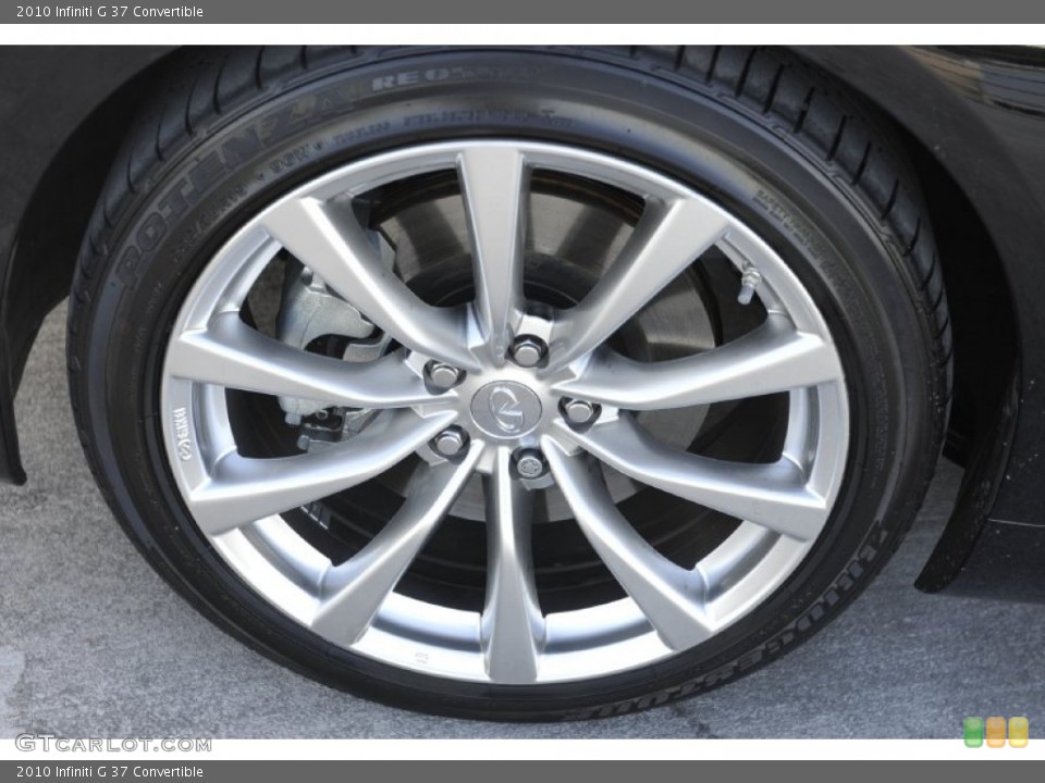 2010 Infiniti G 37 Convertible Wheel and Tire Photo #53104028