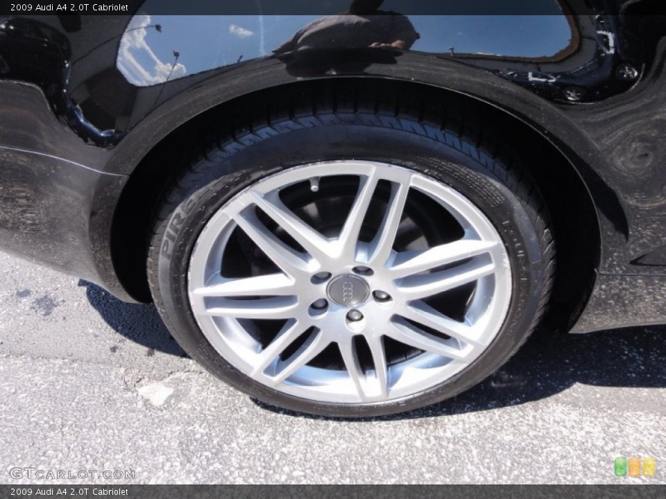 2009 Audi A4 2.0T Cabriolet Wheel and Tire Photo #53105696
