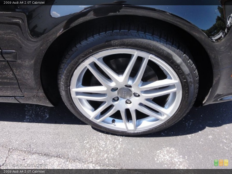2009 Audi A4 2.0T Cabriolet Wheel and Tire Photo #53105711