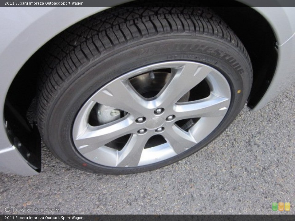 2011 Subaru Impreza Outback Sport Wagon Wheel and Tire Photo #53107862