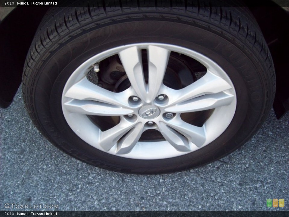 2010 Hyundai Tucson Limited Wheel and Tire Photo #53109875