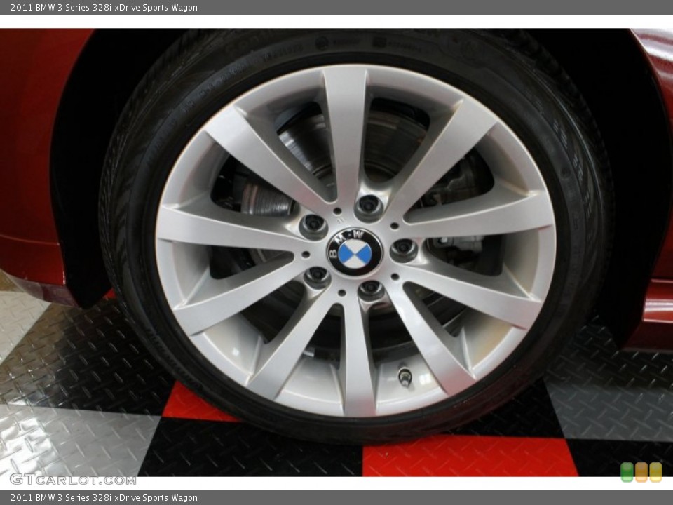 2011 BMW 3 Series 328i xDrive Sports Wagon Wheel and Tire Photo #53111348