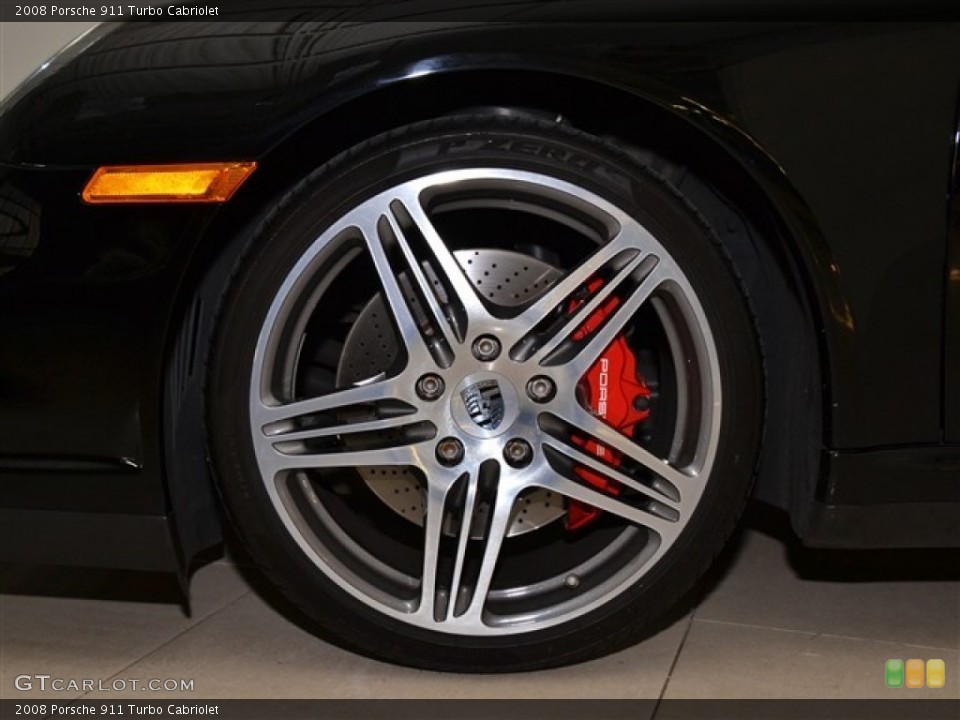 2008 Porsche 911 Turbo Cabriolet Wheel and Tire Photo #53118165