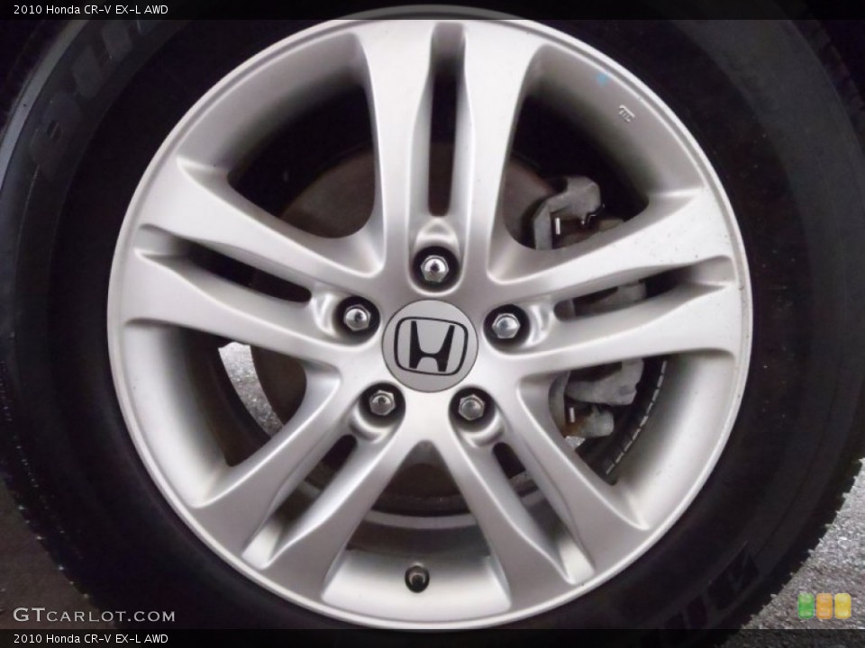 2010 Honda CR-V EX-L AWD Wheel and Tire Photo #53124306