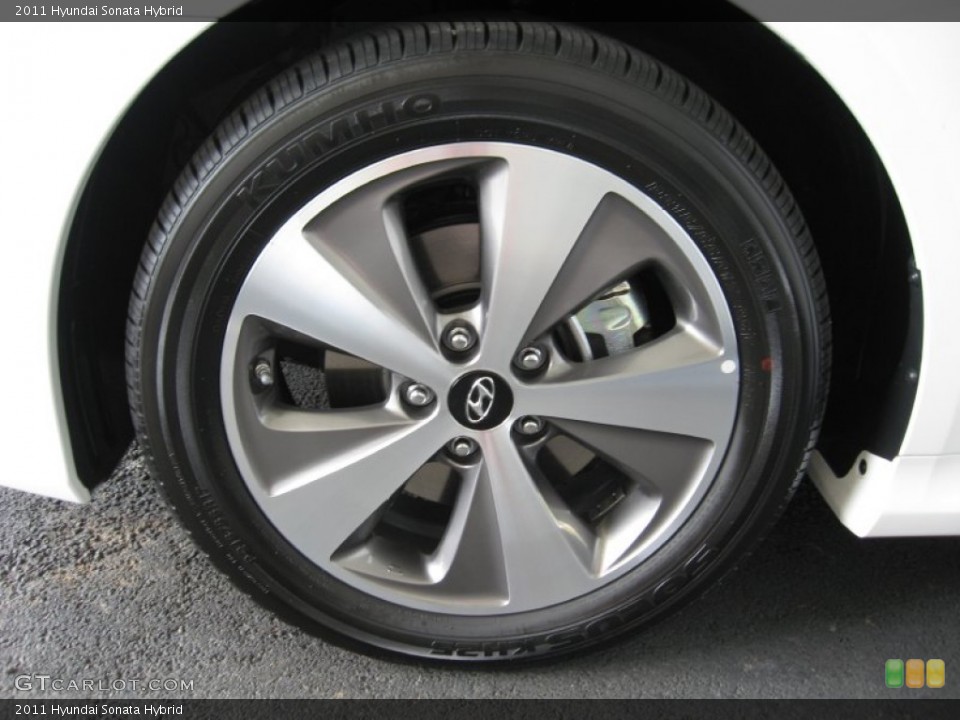 2011 Hyundai Sonata Hybrid Wheel and Tire Photo #53131417
