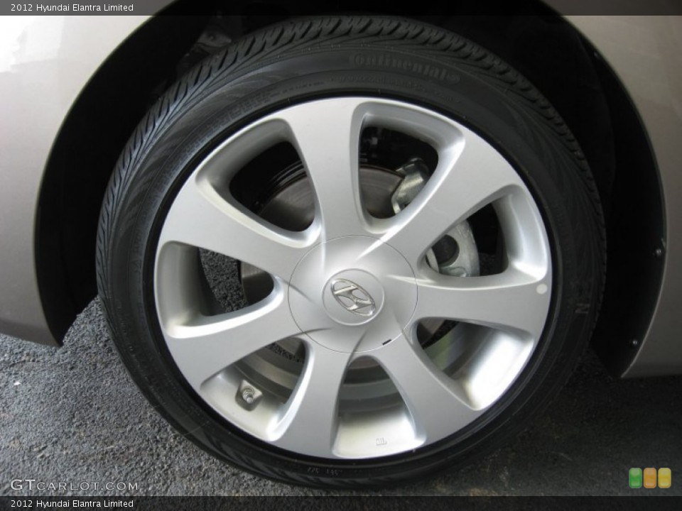 2012 Hyundai Elantra Limited Wheel and Tire Photo #53134078