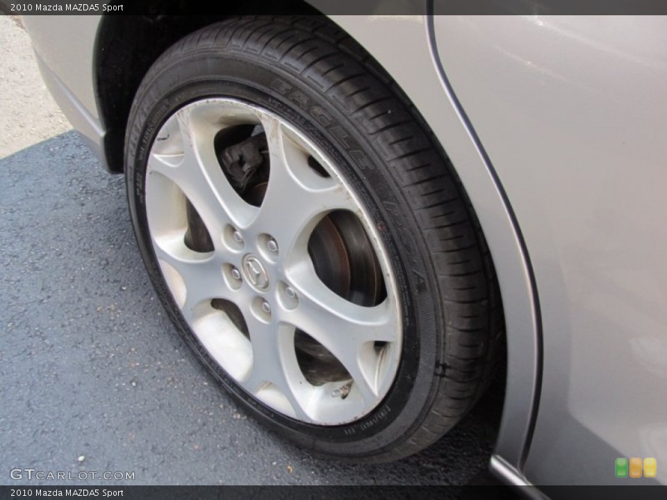 2010 Mazda MAZDA5 Sport Wheel and Tire Photo #53137545