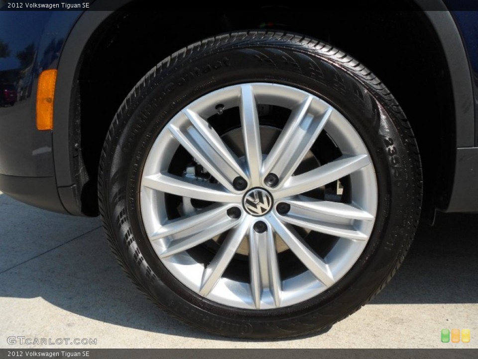 2012 Volkswagen Tiguan SE Wheel and Tire Photo #53138277