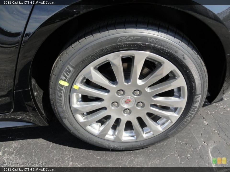 2012 Cadillac CTS 4 3.6 AWD Sedan Wheel and Tire Photo #53139194