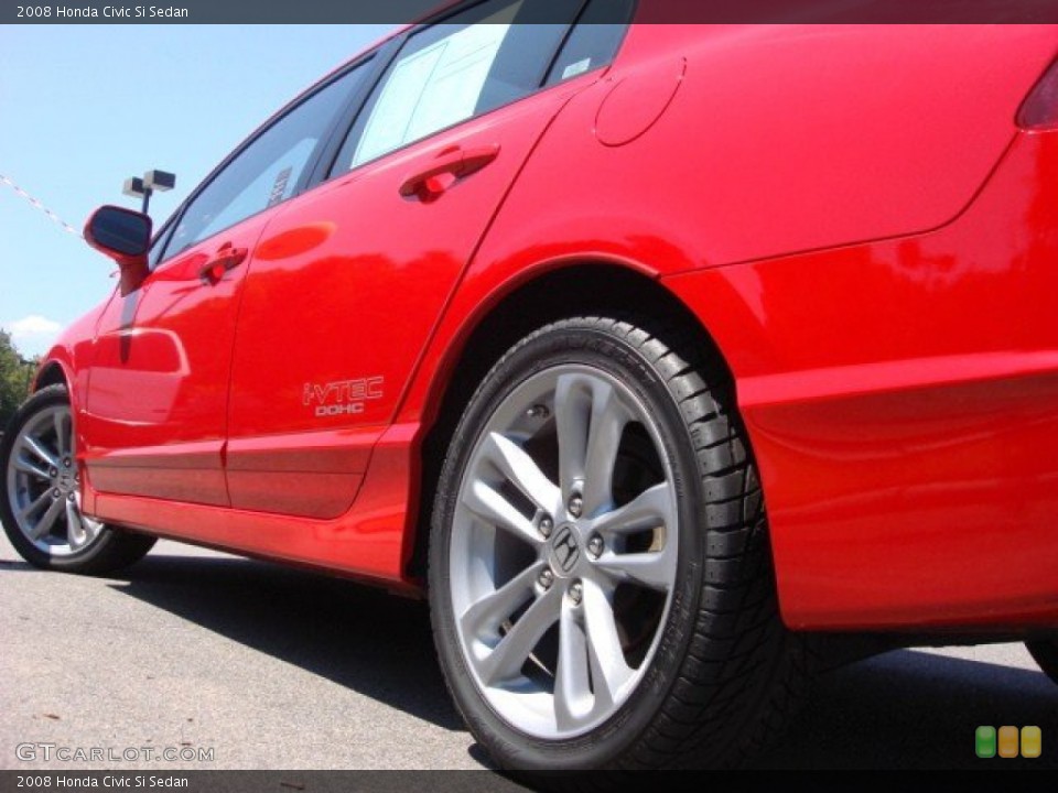 2008 Honda Civic Si Sedan Wheel and Tire Photo #53143608